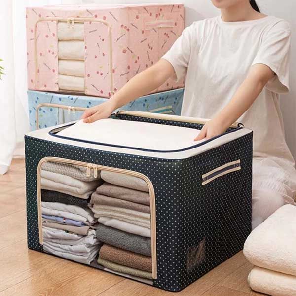 Maxi boite de rangement pliable 66L