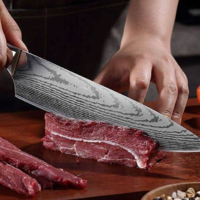 Coffret premium x8 couteaux de chef