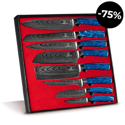 Coffret premium x8 couteaux de chef